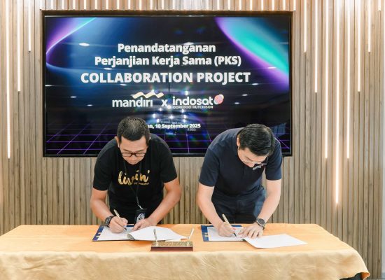 Indosat Ooredoo Hutchison Gandeng Bank Mandiri Dukung Pengusaha Lokal di Wilayah Rural Sumatra