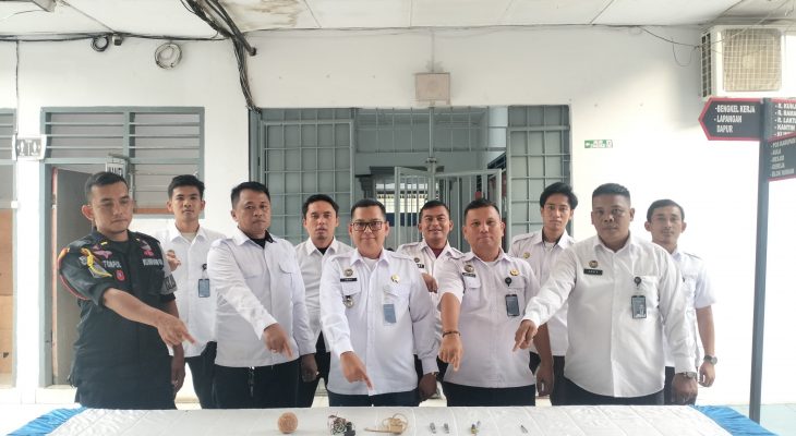 Lapas Kelas IIA Sibolga Gelar Razia Rutin, Pastikan Kamar Hunian Bebas Narkoba dan HP Ilegal