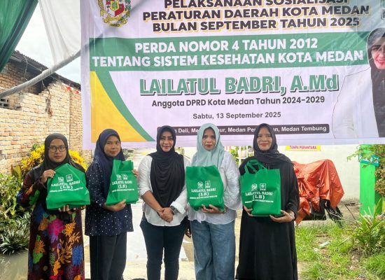 Lailatul Badri Desak Pemko Medan Segera Wujudkan UHC Premium