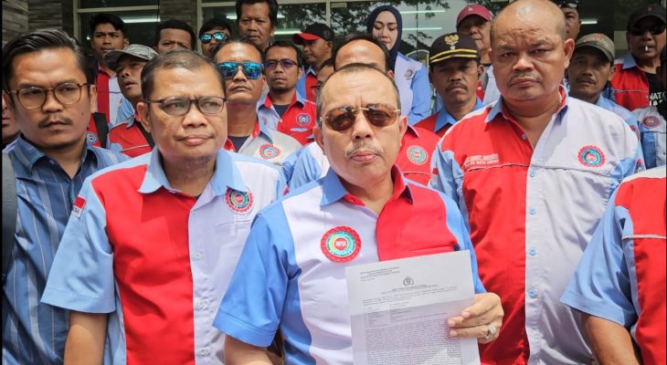 Ketua Umum FSPTSI-KSPSI Laporkan Dugaan Pemalsuan Merek ke Polda Sumut