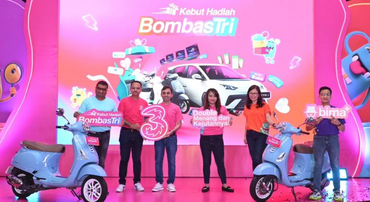Indosat Ooredoo Hutchison Hadirkan Program Kebut Hadiah BombasTri 2025, Ribuan Hadiah Menanti Pelanggan