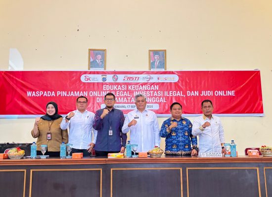 OJK Sumut dan Pemkab Deli Serdang Gelar Edukasi Keuangan di Desa Lalang
