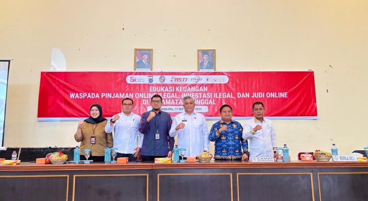OJK Sumut dan Pemkab Deli Serdang Gelar Edukasi Keuangan di Desa Lalang