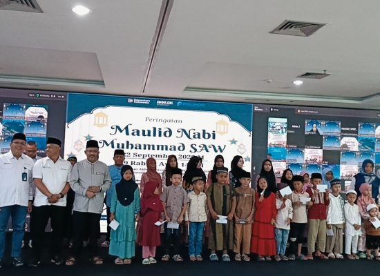 Pelindo Regional 1 Peringati Maulid Nabi Muhammad SAW 1447 H, Gelar Tausiyah dan Santunan Anak Yatim
