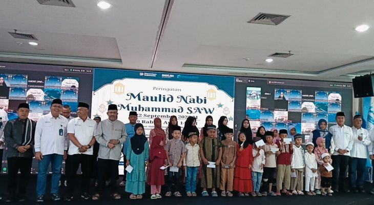 Pelindo Regional 1 Peringati Maulid Nabi Muhammad SAW 1447 H, Gelar Tausiyah dan Santunan Anak Yatim