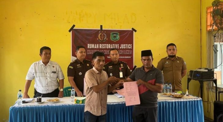 Kejati Sumut Hentikan Perkara Penganiayaan di Padang Lawas Melalui Restorative Justice