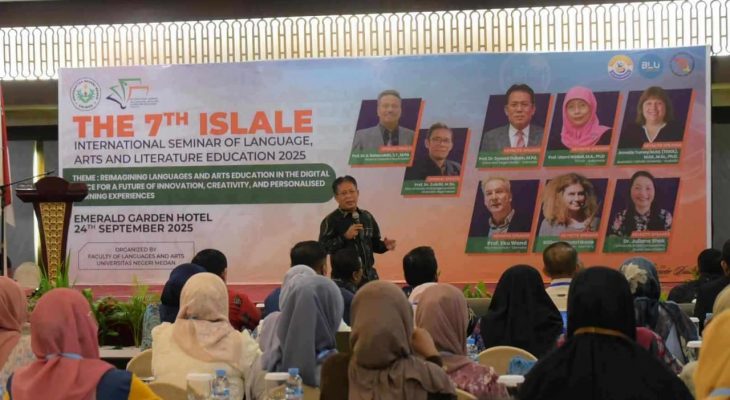 UNIMED Gelar ISLALE 2025, Dorong Transformasi Pendidikan Bahasa, Seni, dan Sastra di Era Digital