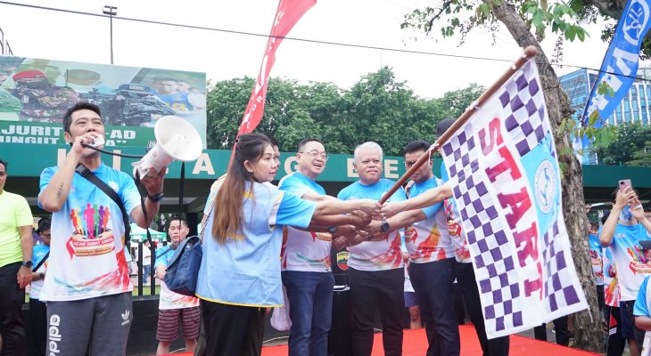 Kajati Sumut Hadiri Jalan Santai dan Santunan Disabilitas Bersama Yayasan Thongs di Medan
