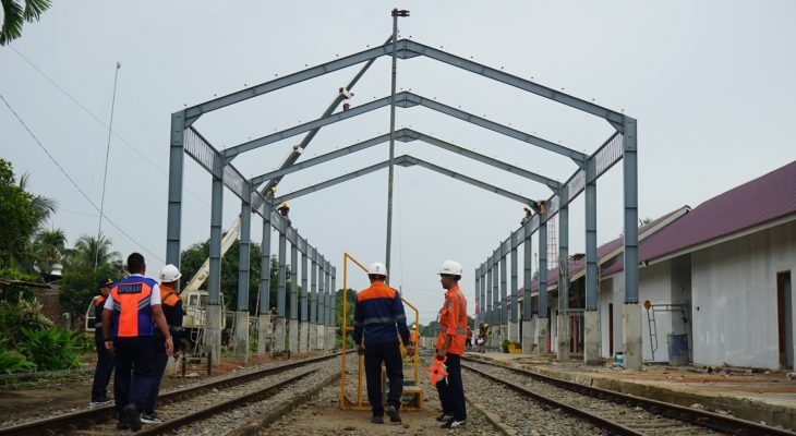 KAI Divre I Sumut Tata dan Perluas Stasiun Lima Puluh, Target Rampung November 2025