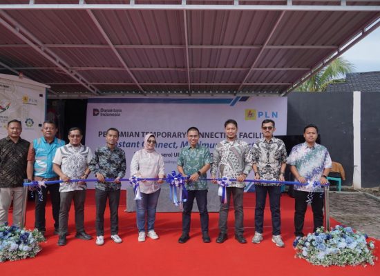 PLN UID Sumut Resmikan Fasilitas Penyambungan Sementara di Padangsidimpuan