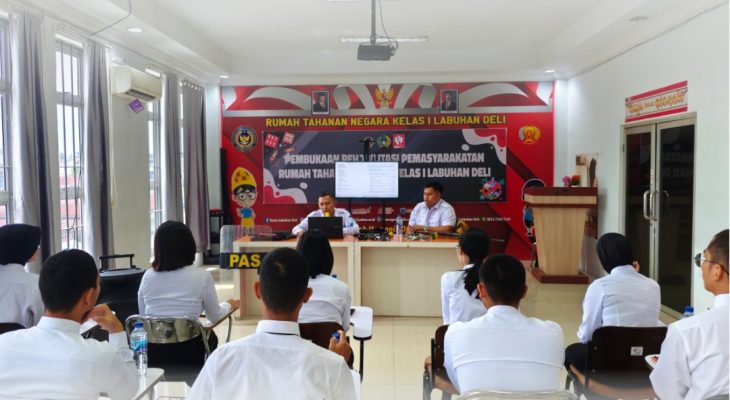 Rutan Labuhan Deli Gelar Sosialisasi Tugas Pokok Pengamanan untuk CPNS