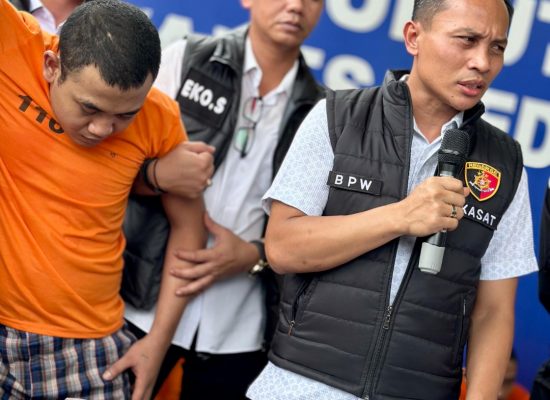 Polrestabes Medan Bekuk Residivis Curanmor “Erik Katung”