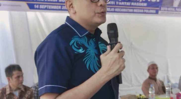 Defri Noval Pasaribu Sosialisasikan Ranperda Perlindungan Konsumen di Medan Polonia