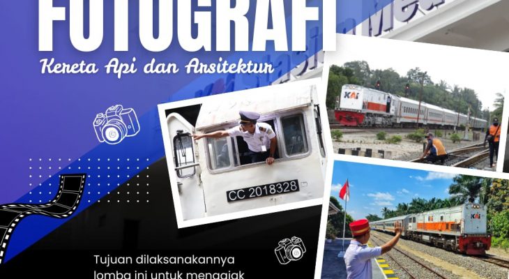 HUT ke-80, KAI Divre I Sumut Gelar Lomba Fotografi Bertema Kereta Api dan Arsitektur