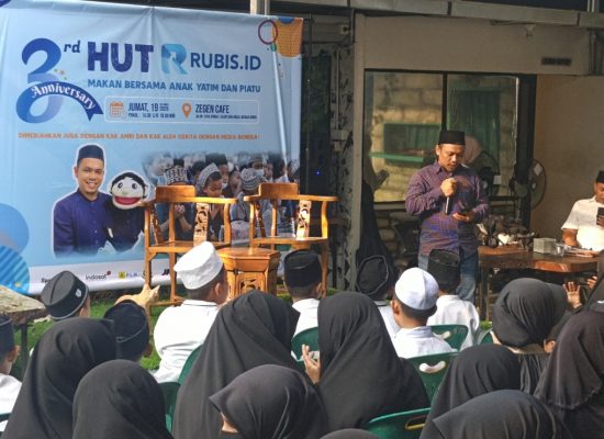 Rubis.id Rayakan Ulang Tahun ke-3 dengan Anak Yatim di Medan