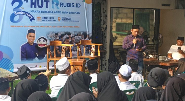 Rubis.id Rayakan Ulang Tahun ke-3 dengan Anak Yatim di Medan