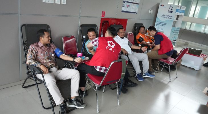 KAI Divre I Sumut Gelar Donor Darah Serentak di Empat Stasiun Sambut HUT ke-80