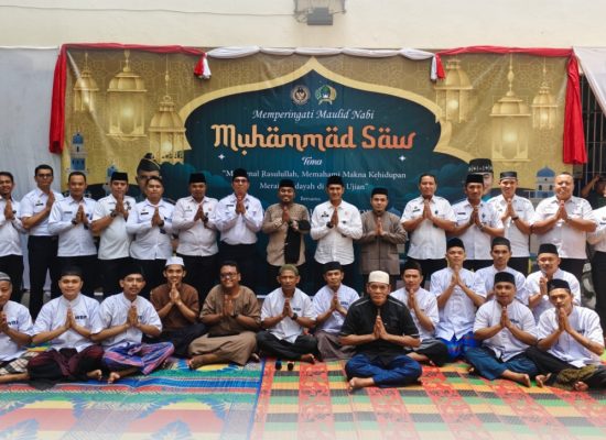 Rutan Labuhan Deli Gelar Peringatan Maulid Nabi Muhammad SAW, WBP Diajak Teladani Akhlak Rasulullah