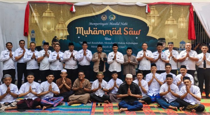 Rutan Labuhan Deli Gelar Peringatan Maulid Nabi Muhammad SAW, WBP Diajak Teladani Akhlak Rasulullah