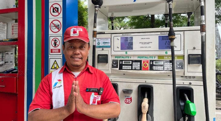 Dedikasi 30 Tahun Sunaryo, Operator SPBU Pertamina Garda Terdepan Melayani Masyarakat