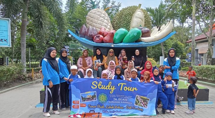 TK Islam Sumarni Rahman Gelar Study Tour Edukatif ke Taman Buah Lubuk Pakam
