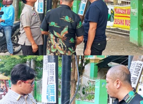 Plt Kadis SDABMBK Pastikan Keselamatan Publik, Bongkar Tiang Miring di Medan