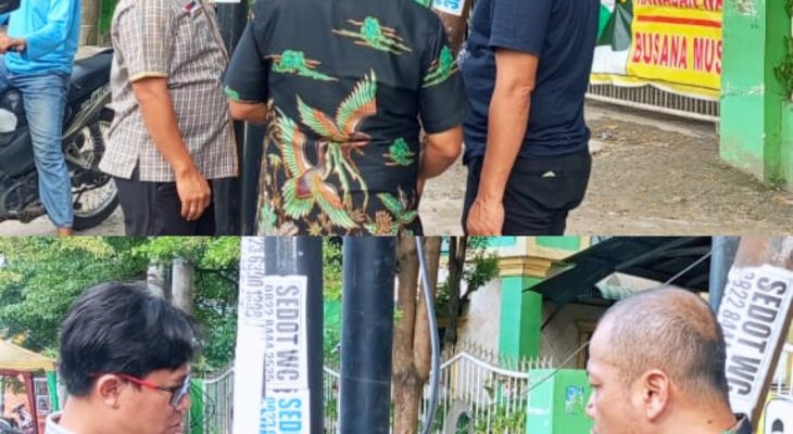 Plt Kadis SDABMBK Pastikan Keselamatan Publik, Bongkar Tiang Miring di Medan