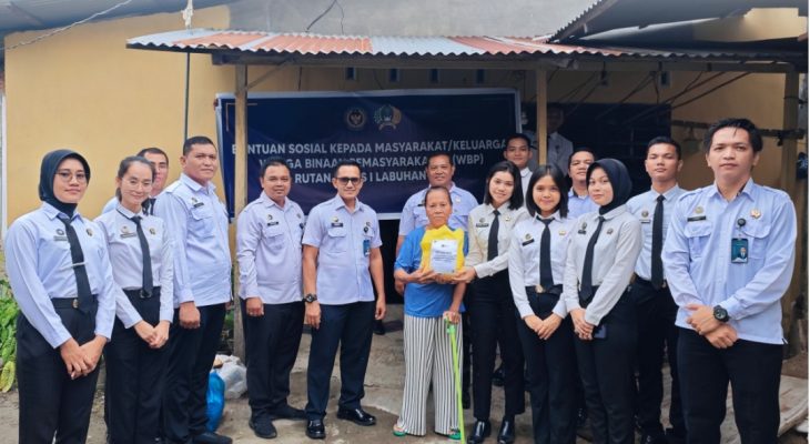 Rutan Labuhan Deli Gelar Pembagian Sembako untuk Warga Sekitar