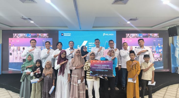 Pelindo Regional 1 Peringati Hari Pelindo ke-4 dengan Doa Bersama dan Santunan Anak Yatim