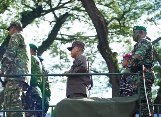 Kajati Sumut Hadiri Upacara HUT TNI ke-80 di Lapangan Merdeka Medan