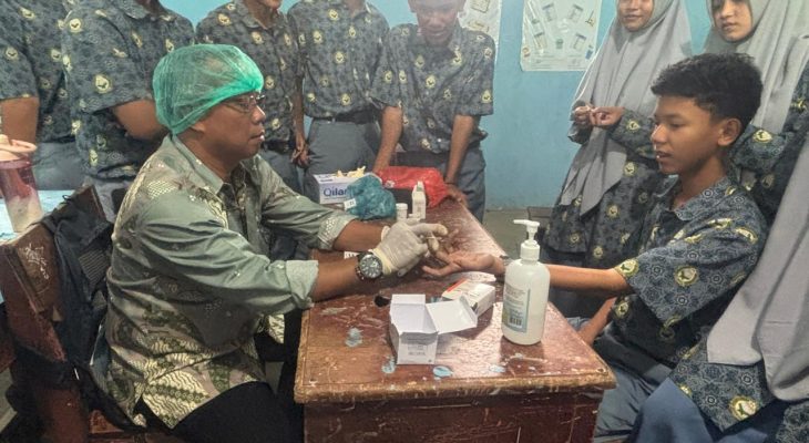 Cek Kesehatan Gratis di MAN Tanjungbalai, Tegang dan Penuh Tawa Saat Vaksinasi Siswa