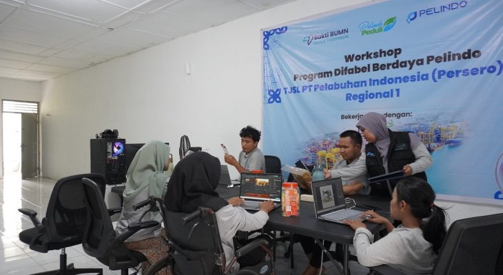 Pelindo Regional 1 Lanjutkan Program “Rumah Difabel Berdaya” Tahun Kedua: Ciptakan Ruang Kreatif dan Peluang Digital bagi Penyandang Disabilitas