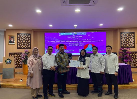 FKM UINSU Gelar Kuliah Pakar Gizi Bersama Ketua Umum AIPGI Prof. Dr. Ir. Budi Setiawan