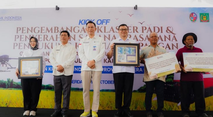 Dorong Ketahanan Pangan, BI Sumut Kolaborasi dengan Pemkab Deli Serdang dan Langkat Kembangkan Klaster Padi
