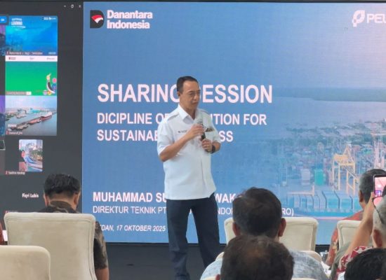 Pelindo Regional 1 Gelar Sharing Session Bersama Direktur Teknik untuk Perkuat Sinergi dan Inovasi Teknis
