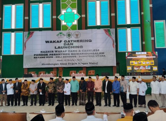 Ponpes Mawaridussalam Luncurkan Program Nazhir Wakaf Uang dan Cashless: Dorong Kemandirian Ekonomi Umat Melalui Wakaf Produktif