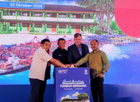 Pelindo dan DP World Luncurkan Program Keberlanjutan “Tumbuh Bersama” di Belawan