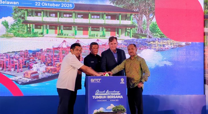 Pelindo dan DP World Luncurkan Program Keberlanjutan “Tumbuh Bersama” di Belawan