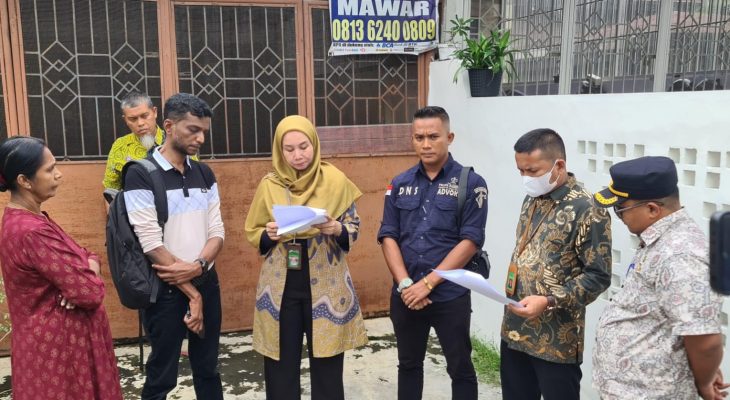 PN Medan Laksanakan Sita Jaminan atas Objek Sengketa di Jalan Jemadi