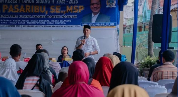 Defri Noval Pasaribu Serap Aspirasi Warga Helvetia Tengah dalam Reses I DPRD Sumut 2025–2026