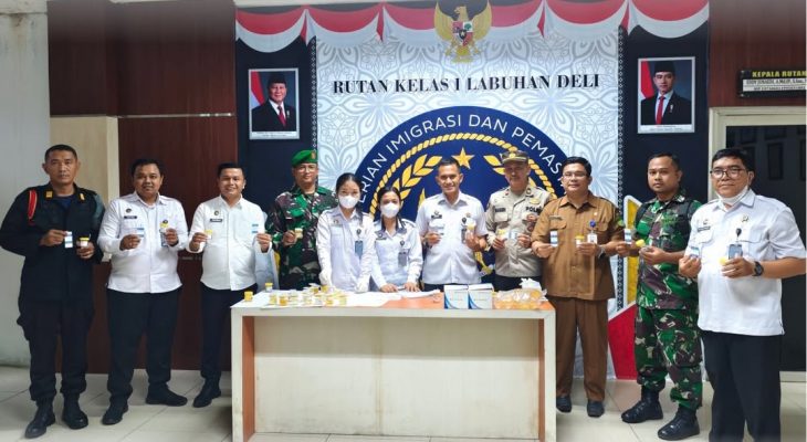 Rutan Labuhan Deli Gelar Tes Urine Massal, Tegaskan Komitmen “Zero Narkoba” di Lapas