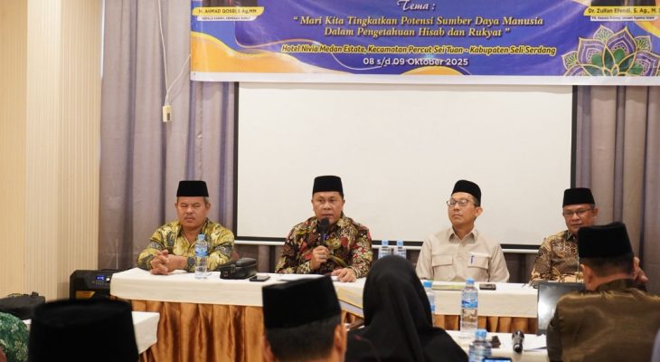 Kakanwil Kemenag Sumut: Penentuan Awal Bulan Qamariyah Harus Jadi Perekat Persatuan Umat Islam