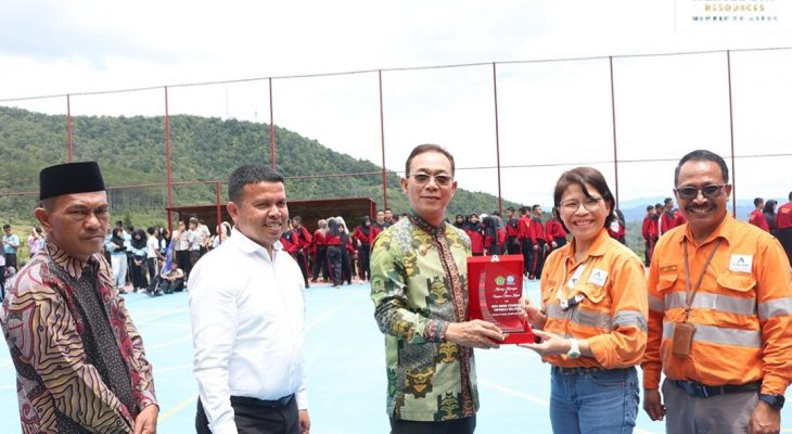 Agincourt Resources Bangun Lapangan Olahraga Multifungsi di MAN IC Tapanuli Selatan, Dukung Pembentukan Karakter dan Kesehatan Siswa