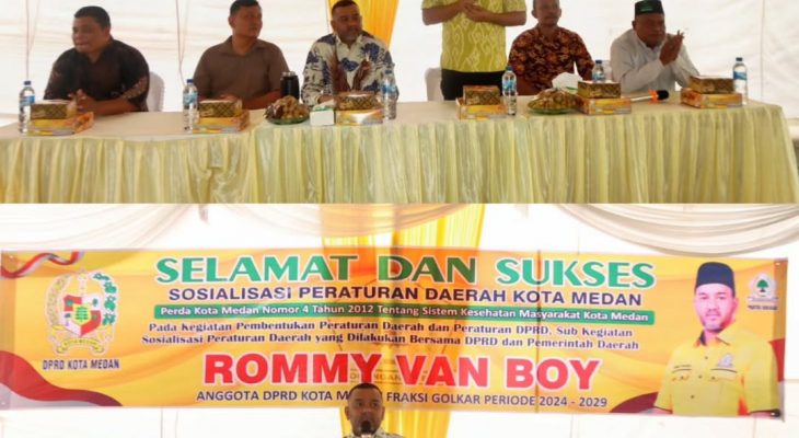 Sosialisasi Perda Kesehatan, DPRD dan Camat Medan Tuntungan Jaring Aspirasi Warga