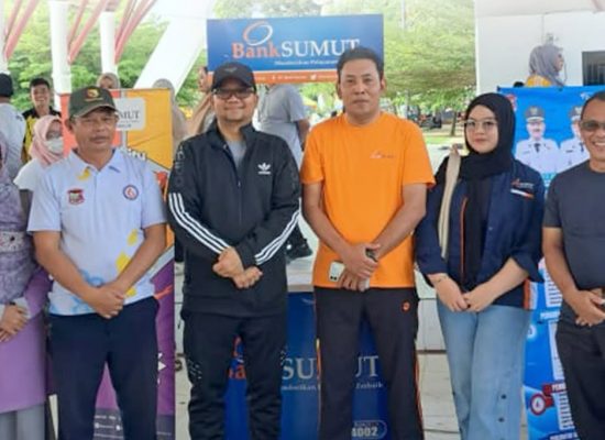 Bank Sumut Dukung Program “Tanjungbalai Kota Sehat” Lewat Kegiatan Car Free Day