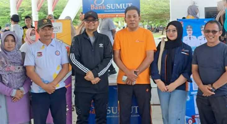 Bank Sumut Dukung Program “Tanjungbalai Kota Sehat” Lewat Kegiatan Car Free Day