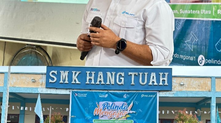 Pelindo Regional 1 Tingkatkan Kualitas Pendidikan Lewat Program “Pelindo Mengajar” di Belawan