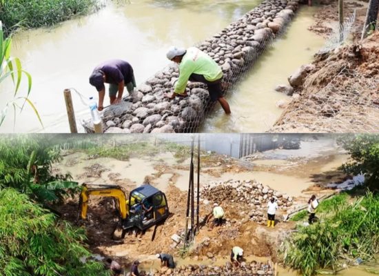 Aksi Cepat BBWS Sumatera II Hadang Luapan Sungai Batang Kuis Setelah Tanggul Jebol