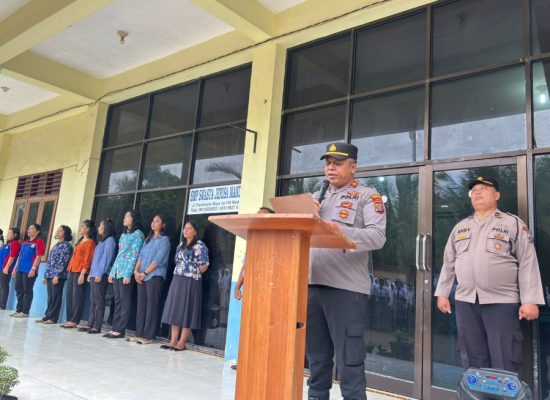 Polsek Medan Tuntungan Gelar Program “Police Go To School” di SMK Jerisa Mandiri Medan