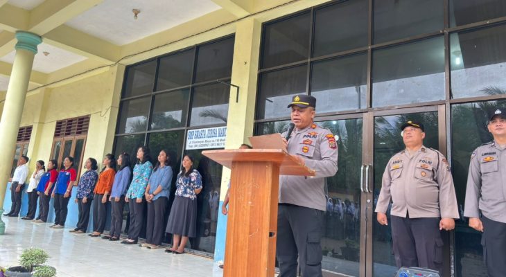 Polsek Medan Tuntungan Gelar Program “Police Go To School” di SMK Jerisa Mandiri Medan
